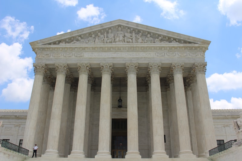 Dispute Resolution and Litigation - Courtroom with legal proceedings
