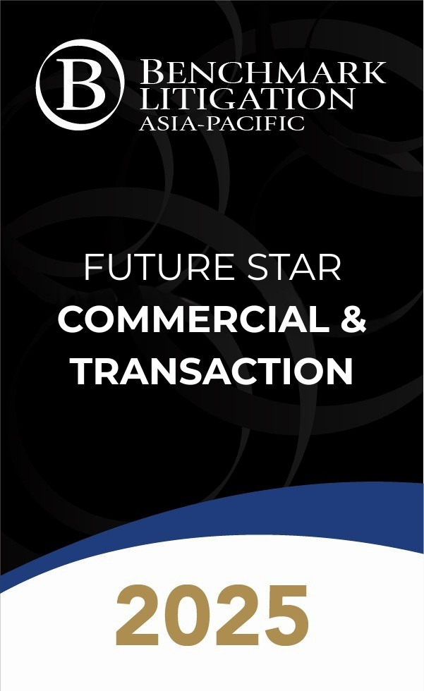 Benchmark Litigation Awards 2025 | Future Star - Commercial & Transactions